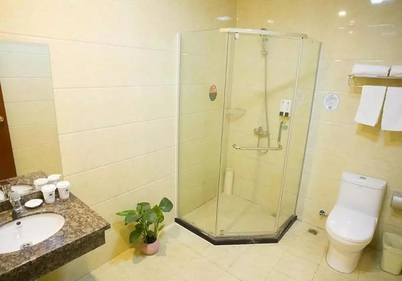Hotelli Greentree Inn Shandong Zaozhuang Tengzhou Fuqian Road Longquan Square Business