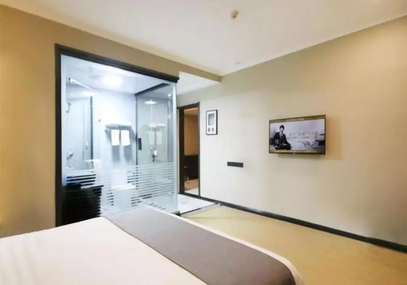 Hotelli Greentree Inn Shandong Zaozhuang Tengzhou Fuqian Road Longquan Square Business