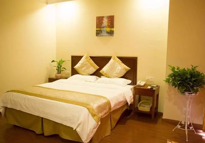 Hotelli Greentree Inn Shandong Zaozhuang Tengzhou Fuqian Road Longquan Square Business