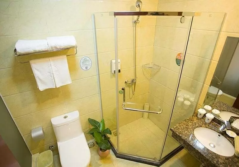 Hotelli Greentree Inn Shandong Zaozhuang Tengzhou Fuqian Road Longquan Square Business