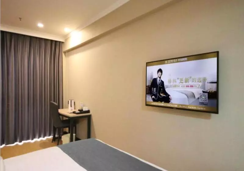 Hotelli Greentree Inn Shandong Zaozhuang Tengzhou Fuqian Road Longquan Square Business