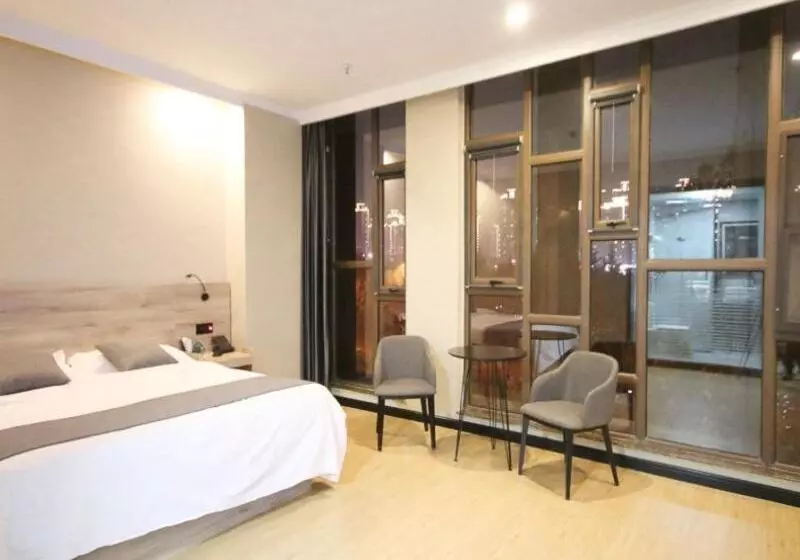 Hotelli Greentree Inn Shandong Zaozhuang Tengzhou Fuqian Road Longquan Square Business