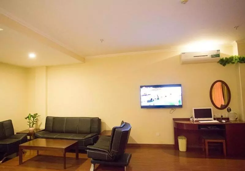 Hotelli Greentree Inn Shandong Zaozhuang Tengzhou Fuqian Road Longquan Square Business