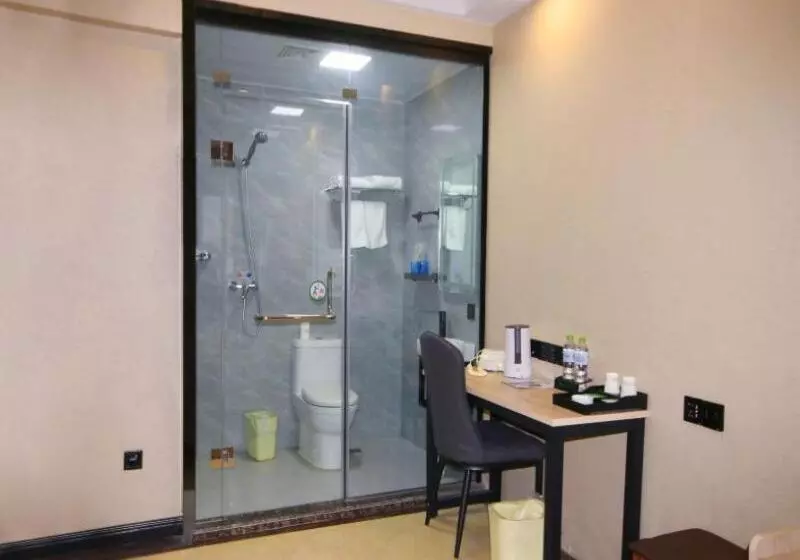 Hotelli Greentree Inn Shandong Zaozhuang Tengzhou Fuqian Road Longquan Square Business
