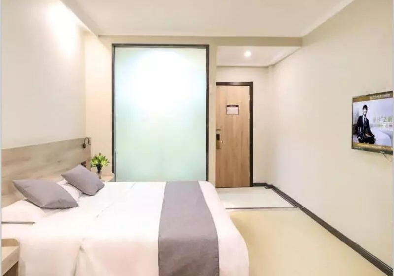 Hotelli Greentree Inn Shandong Zaozhuang Tengzhou Fuqian Road Longquan Square Business
