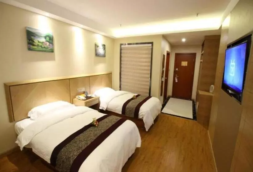 Hotelli Greentree Inn Jiangsu Wuxi Huishan Highspeed Rail Qianzhou Chongwen Road Business