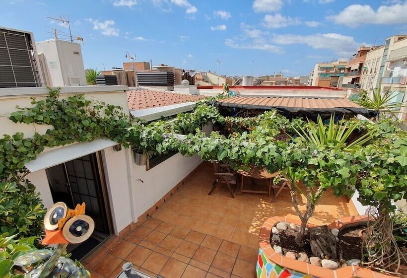Attic Terrace Bbq, Airport Barcelona, Cerca Playas Castelldefels