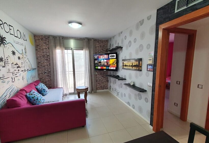 Attic Terrace Bbq, Airport Barcelona, Cerca Playas Castelldefels