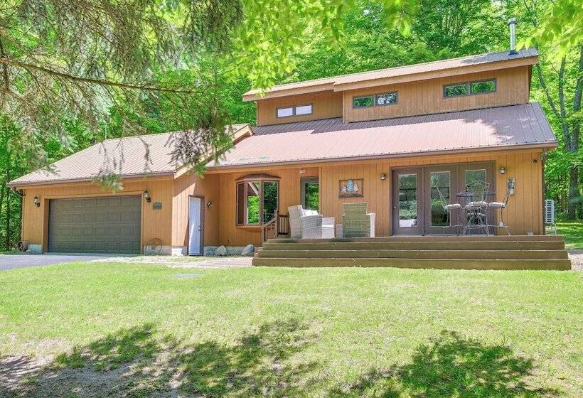 Alden Home W/ Fire Pit: Steps To Torch Lake!