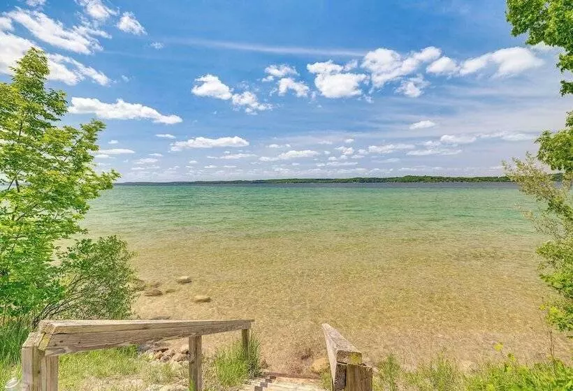 Alden Home W/ Fire Pit: Steps To Torch Lake!