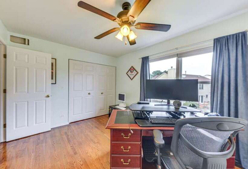 Eclectic Grayslake Home W/ Private Yard & Fire Pit