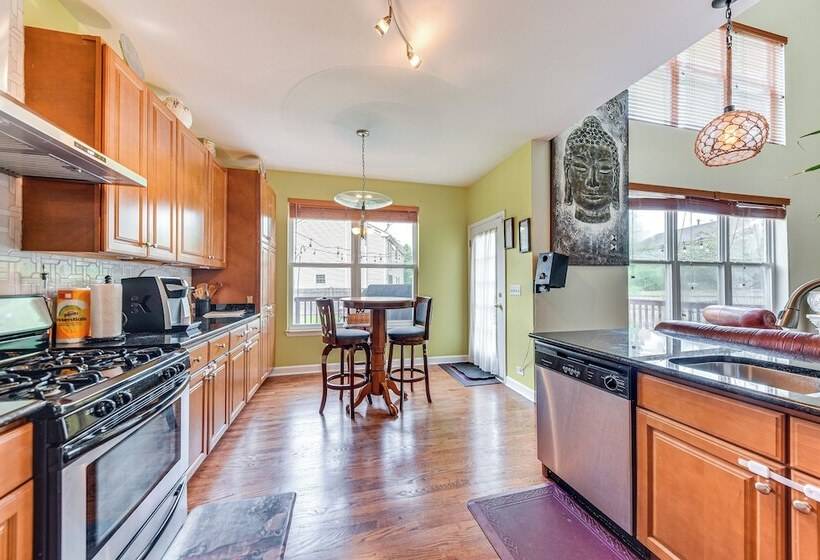 Eclectic Grayslake Home W/ Private Yard & Fire Pit