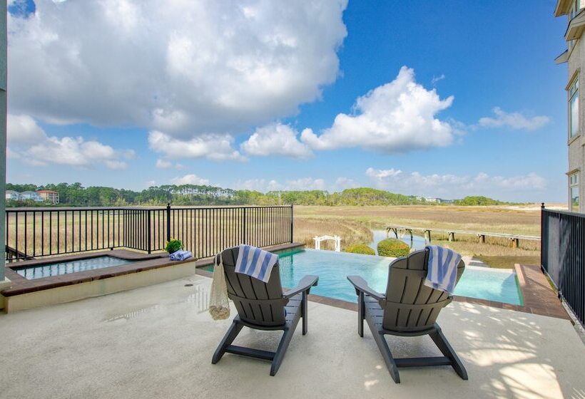Coastal Marsh By Avantstay Infinity Pool, Hot Tub, View, Pool Table, Ping Pong