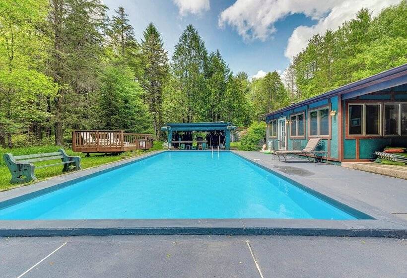 Pocono Cabin W/ 1 Acre Yard & Private Pool!