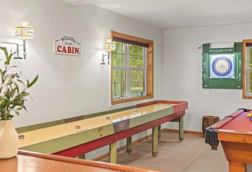 Tawny And Peaceful Game Room, Firepit, Patio/deck, Workspace