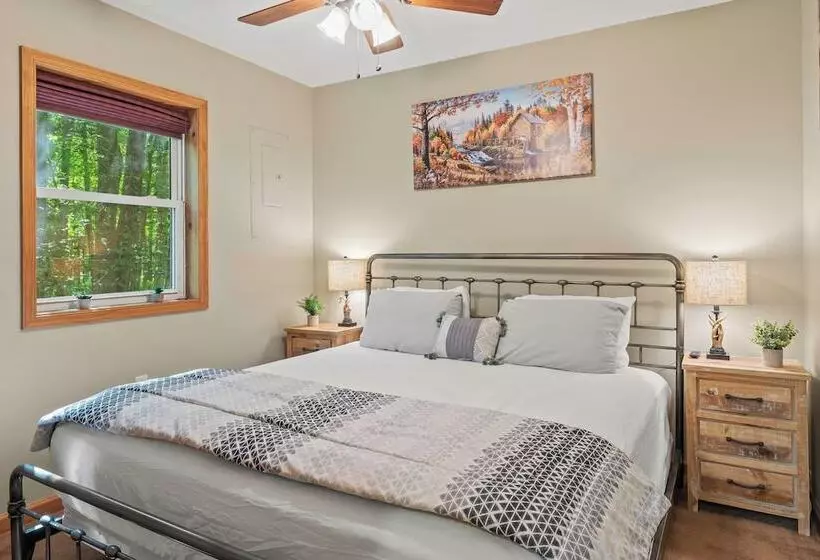 Tawny And Peaceful Game Room, Firepit, Patio/deck, Workspace