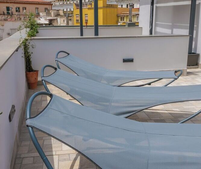 تختخواب و صبحانه Rooftop Parthenopeo Contemporary Rooms