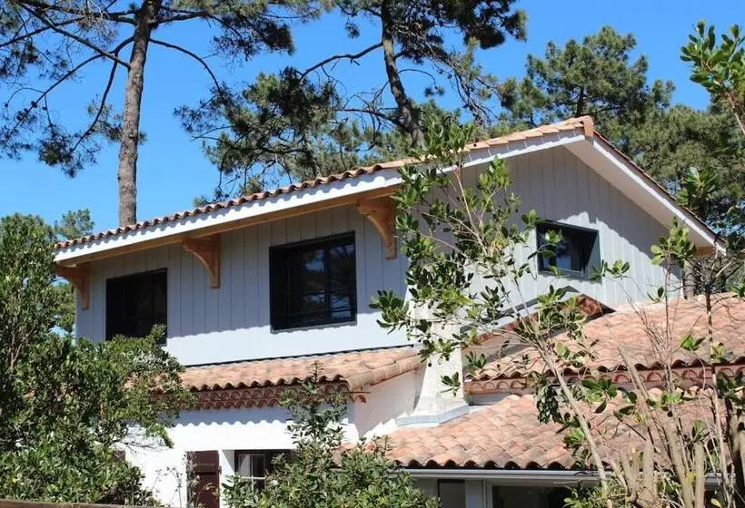 ペンション Chambre Privative, Cap Ferret Piscine Chauffée Villa Sylhengui