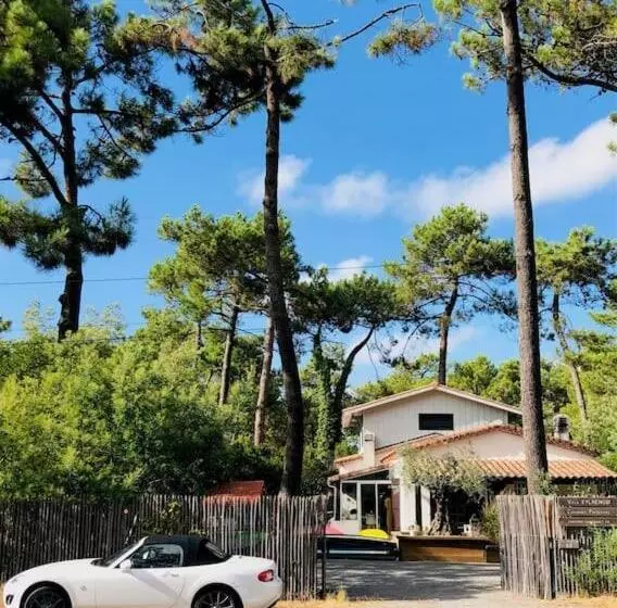 ペンション Chambre Privative, Cap Ferret Piscine Chauffée Villa Sylhengui