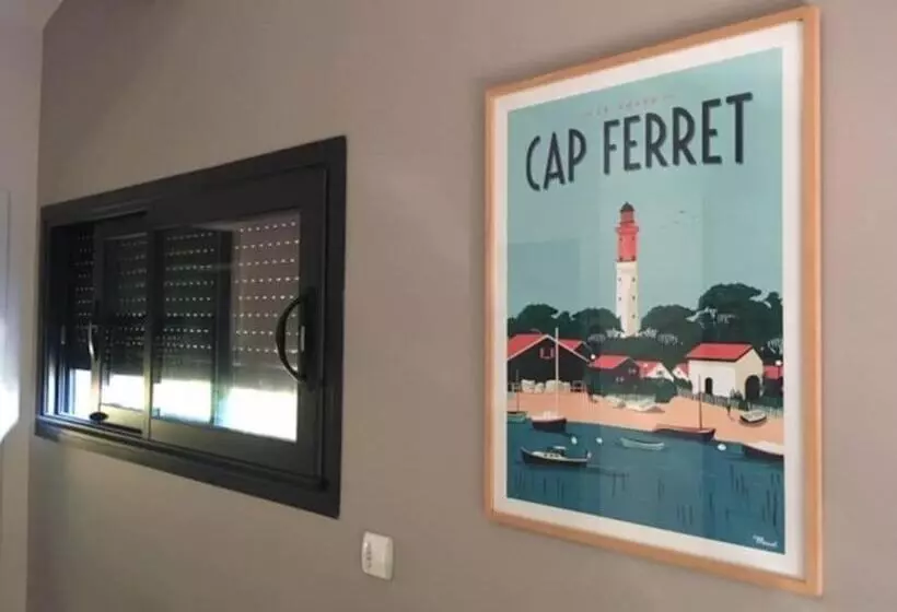 ペンション Chambre Privative, Cap Ferret Piscine Chauffée Villa Sylhengui