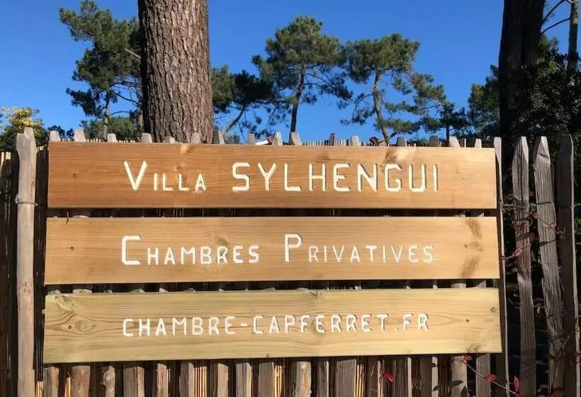 ペンション Chambre Privative, Cap Ferret Piscine Chauffée Villa Sylhengui