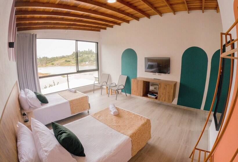 بنسيون Viajero Guatapé Hostel & Lake Club
