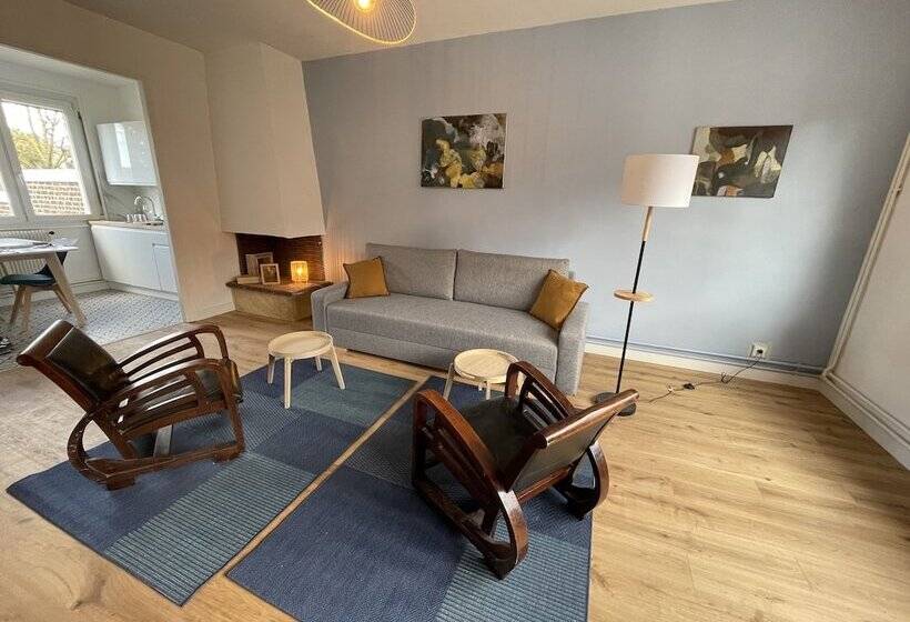 펜션 Belle Maison Avec Grand Jardin Et Garage