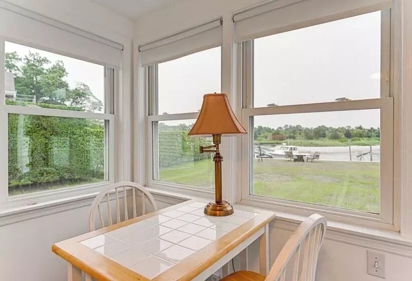 Bayfront East Quogue Retreat W/ Private Boat Dock