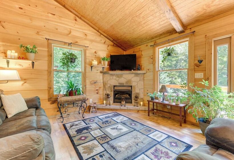 Secluded Cosby Cabin W/ Wraparound Deck