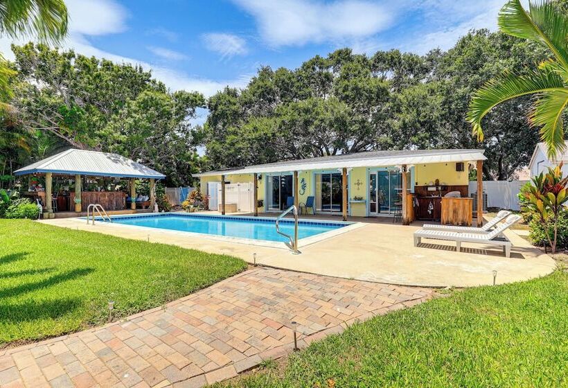 Waterfront Vero Beach Home W/ Pool & Boat Dock!