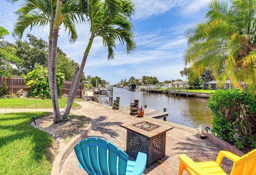 Waterfront Vero Beach Home W/ Pool & Boat Dock!
