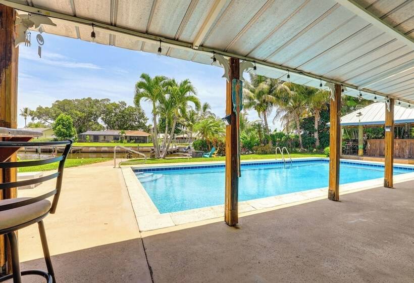 Waterfront Vero Beach Home W/ Pool & Boat Dock!