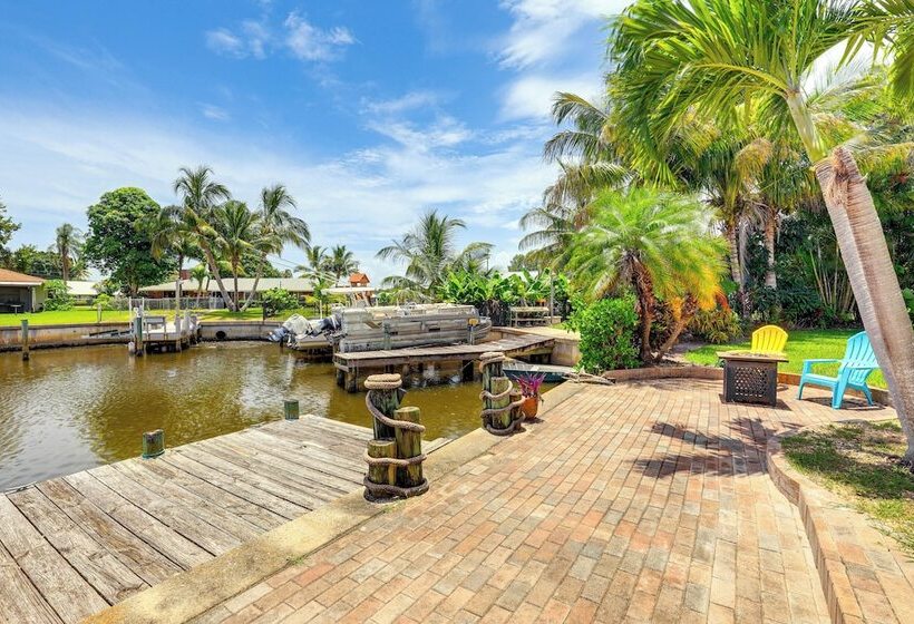 Waterfront Vero Beach Home W/ Pool & Boat Dock!