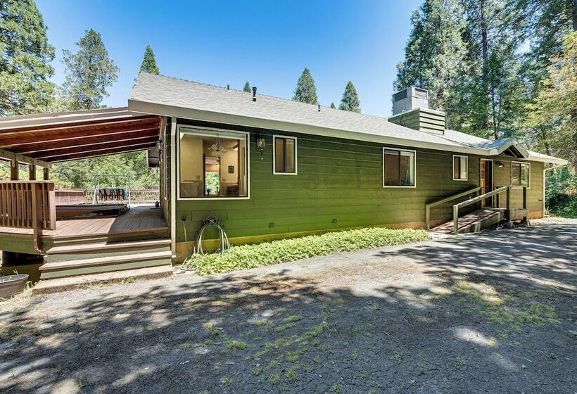 Spacious Riverfront Wilseyville Home W/ Deck!