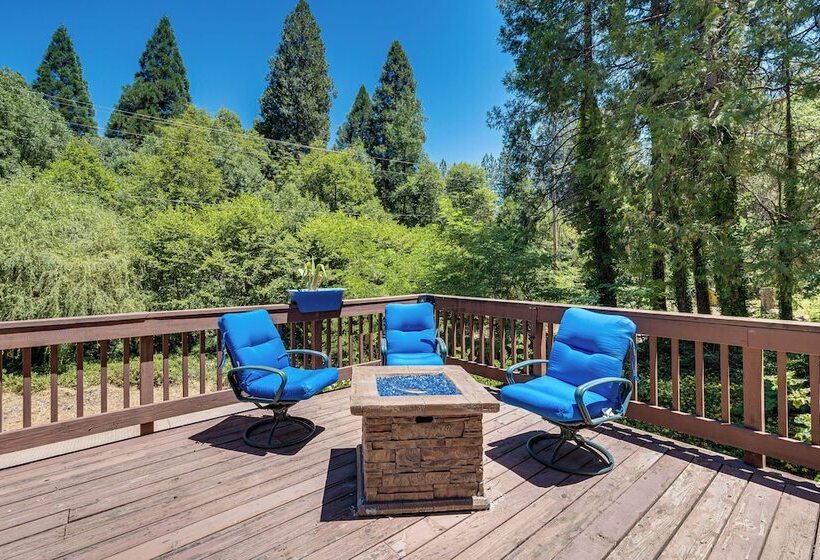 Spacious Riverfront Wilseyville Home W/ Deck!