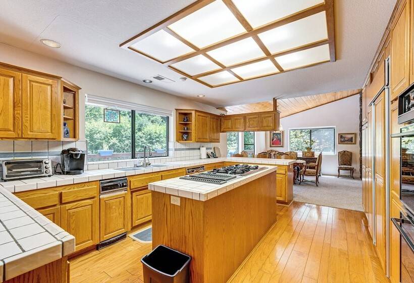 Spacious Riverfront Wilseyville Home W/ Deck!