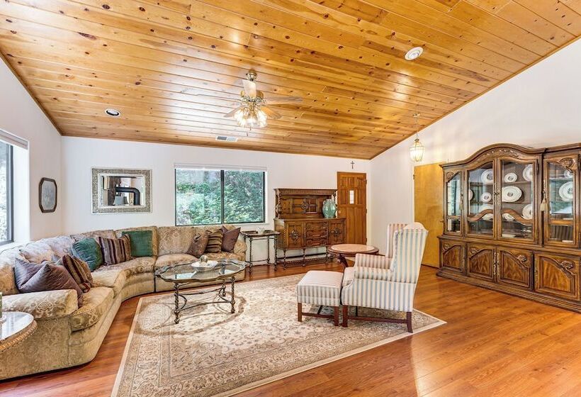 Spacious Riverfront Wilseyville Home W/ Deck!