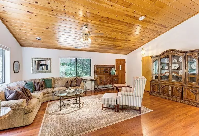 Spacious Riverfront Wilseyville Home W/ Deck!