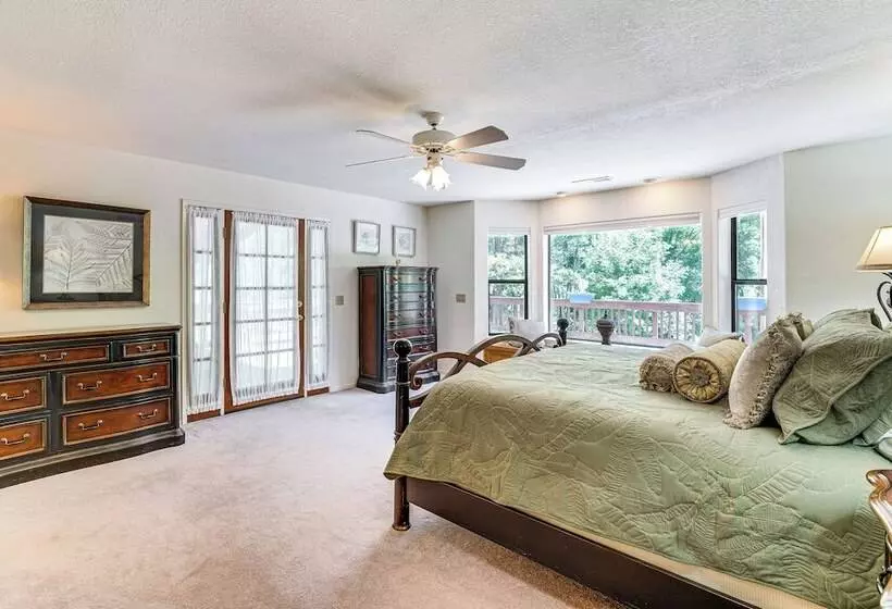 Spacious Riverfront Wilseyville Home W/ Deck!