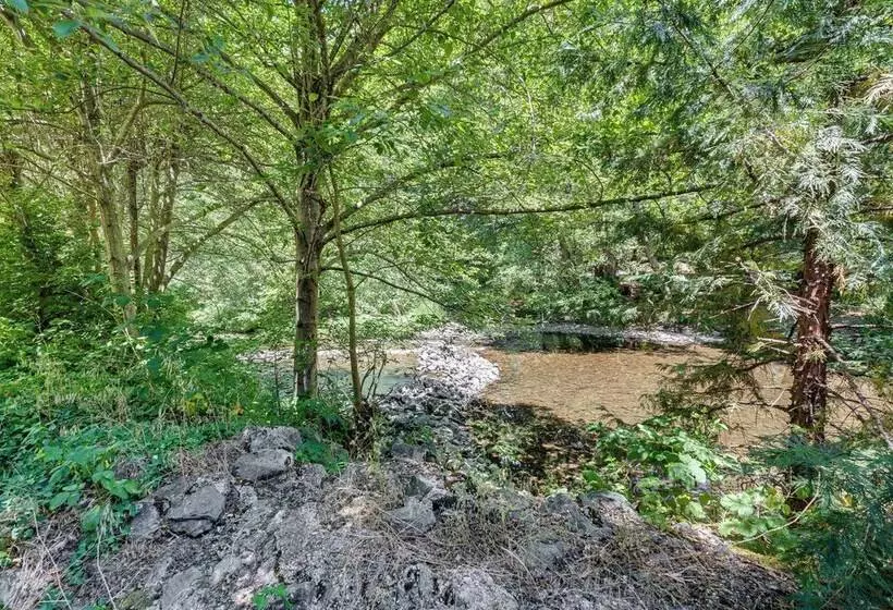 Spacious Riverfront Wilseyville Home W/ Deck!