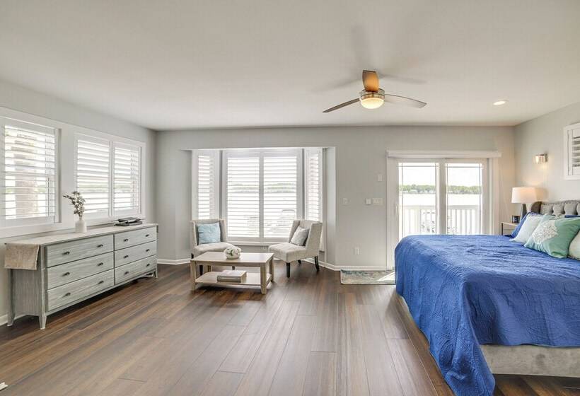 Waterfront Clarklake Escape Deck, Dock & Views