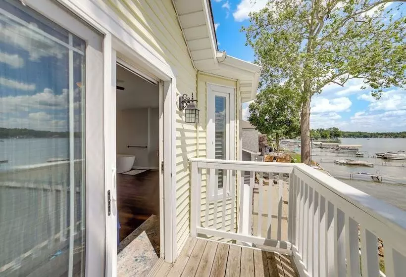 Waterfront Clarklake Escape   Deck, Dock & Views