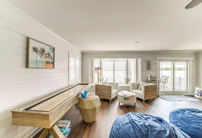 Waterfront Clarklake Escape   Deck, Dock & Views