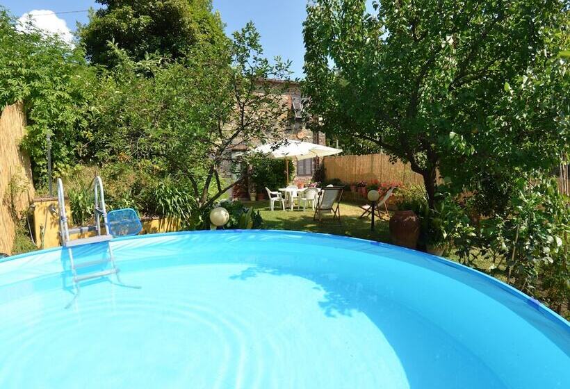 Stone House, Immersed In Nature With Fenced Garden And Private Pool