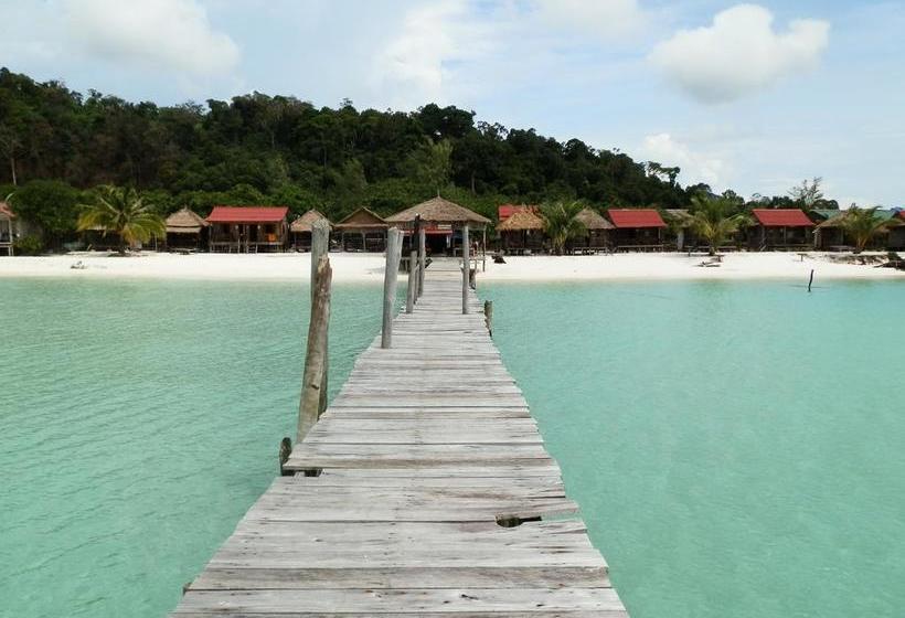 منتجع Sok San New Beach Bungalow