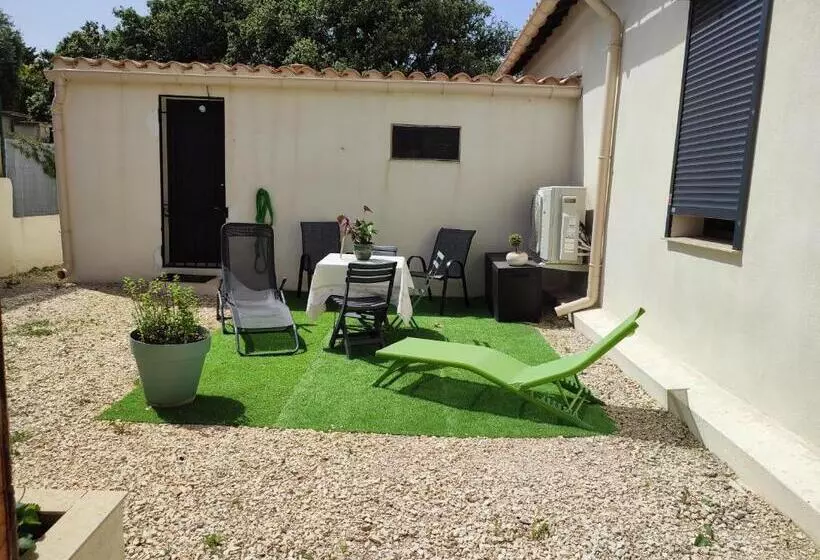 ベッドアンドブレックファースト Chez Brigitte Chambre D Hôte Avec Cour Privative,piscine