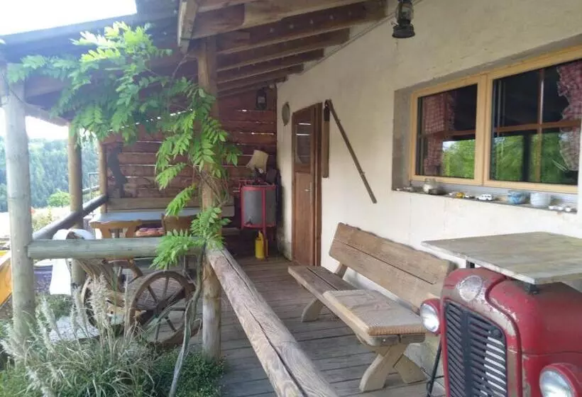 ホテル Charmantes Western Zimmer Mit Veranda Auf Dem Raihof