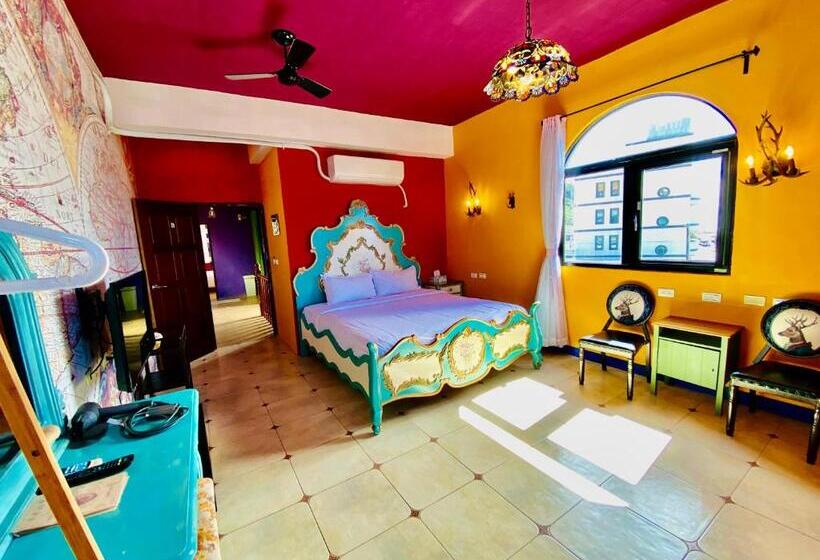 تختخواب و صبحانه 綠島寧靜海潛水 城堡館 Twinkleocean Diving Hostel