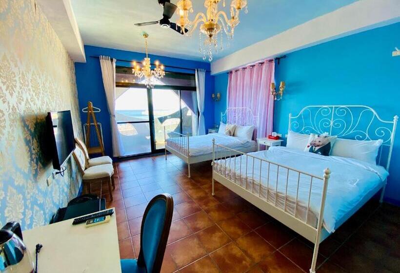 تختخواب و صبحانه 綠島寧靜海潛水 城堡館 Twinkleocean Diving Hostel