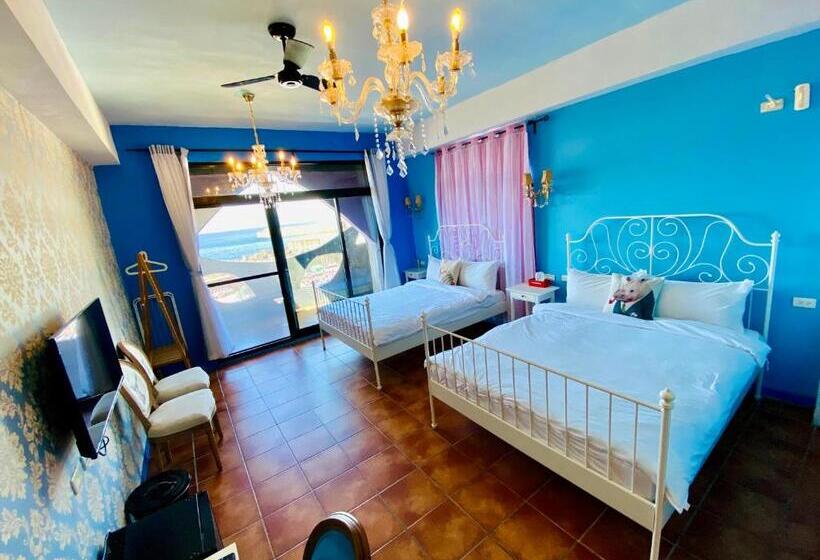 تختخواب و صبحانه 綠島寧靜海潛水 城堡館 Twinkleocean Diving Hostel